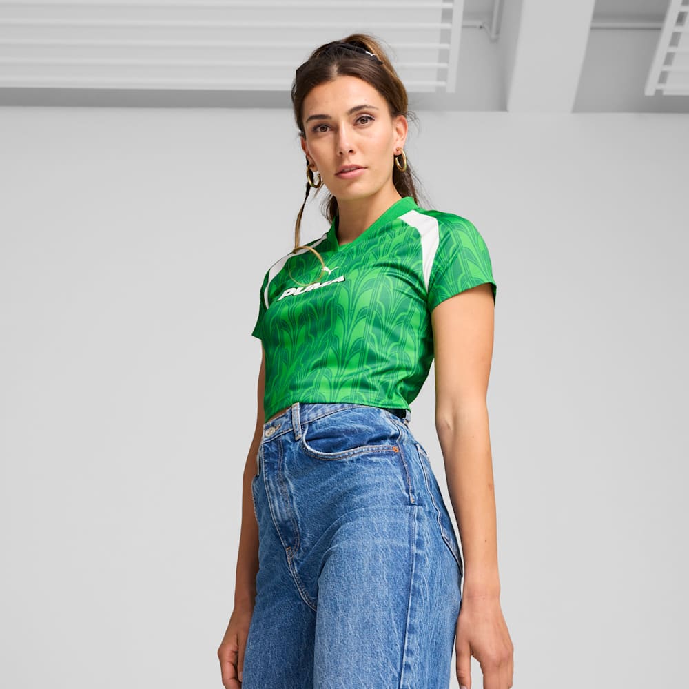 Puma green football shirt discount
