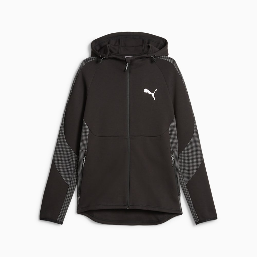 EVOSTRIPE Full Zip Men s Hoodie PUMA Black PUMA SHOP ALL PUMA PUMA