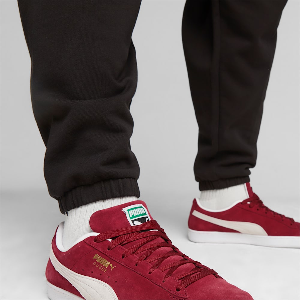 Puma grey sweatpants mens best sale