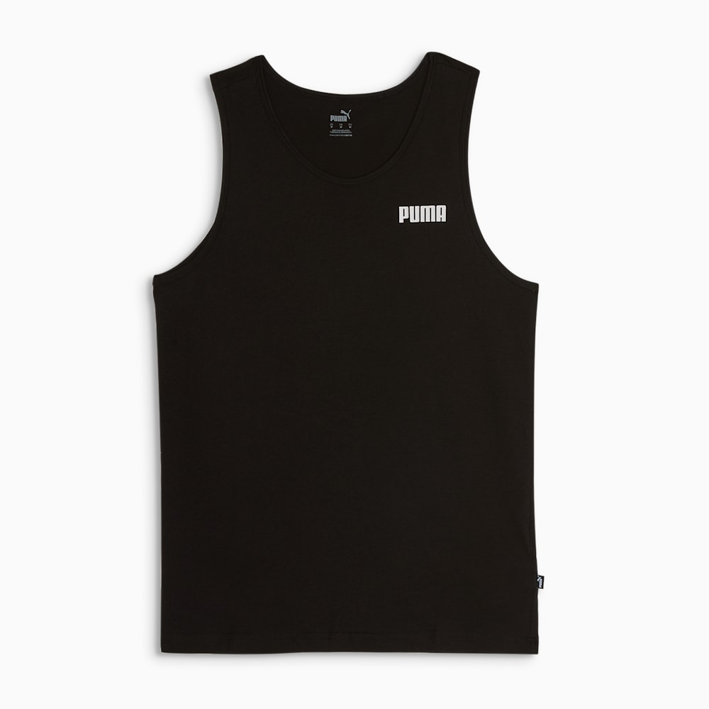 ESS Men's Small Logo Tank, PUMA Black, large-NZL