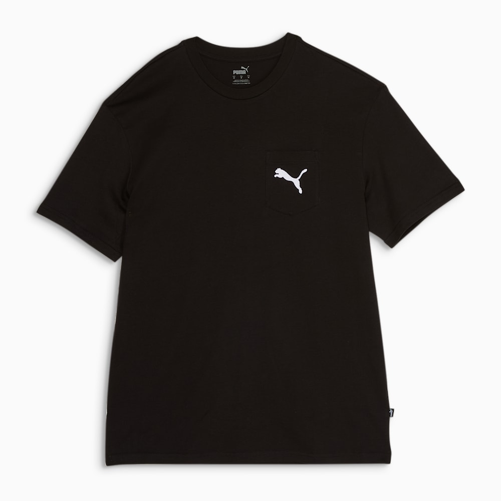 Pocket Tee 2.0 Men, PUMA Black, large-NZL