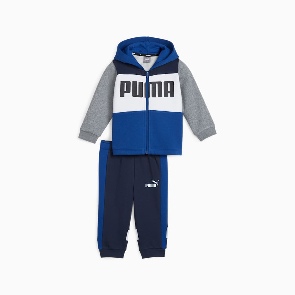 Minicats Colour-Black Jogger Set - Infants 0-4 years, Cobalt Glaze, large-NZL