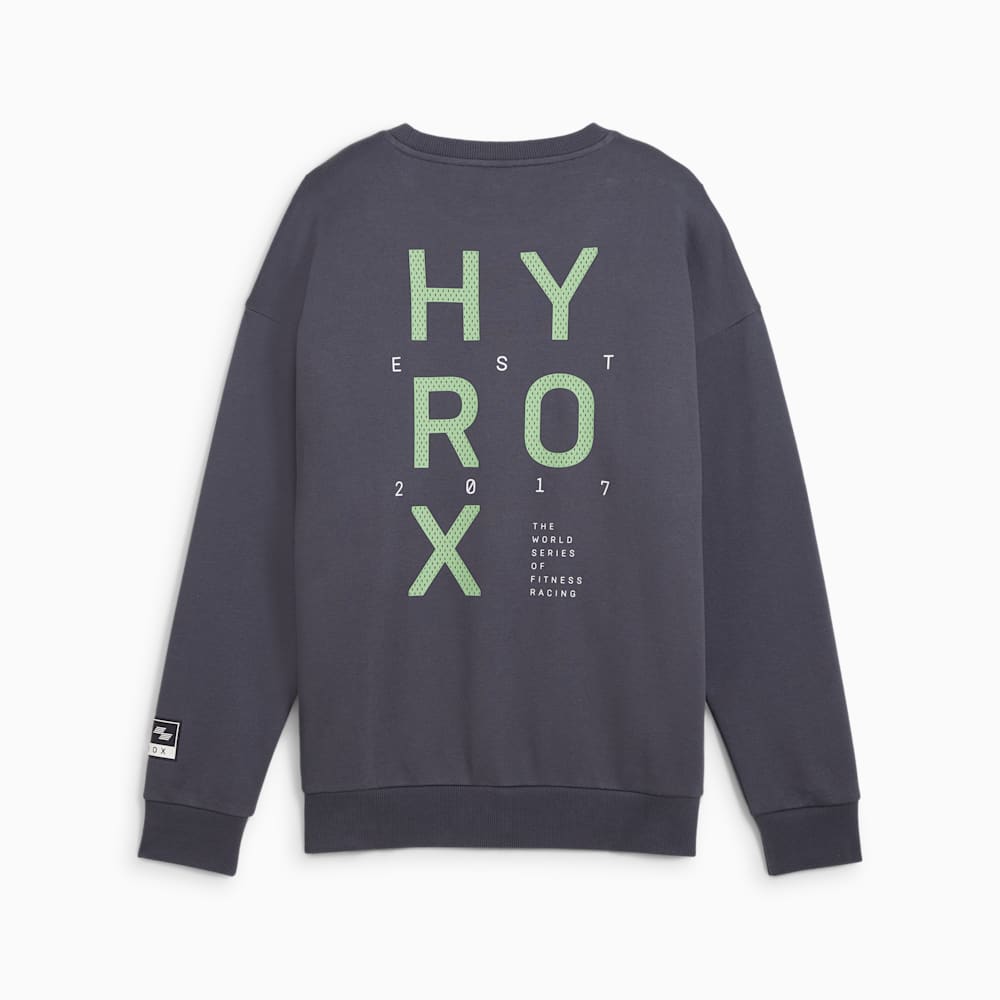 PUMA x HYROX Graphic Fleece Crew Women Galactic Gray PUMA Sportstyle PUMA