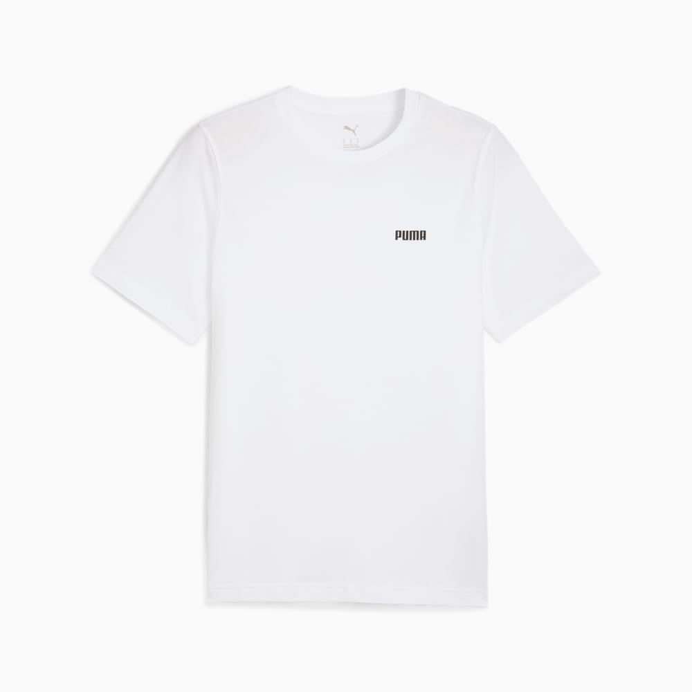Essentials Small Logo Tee Men, PUMA White, large-NZL