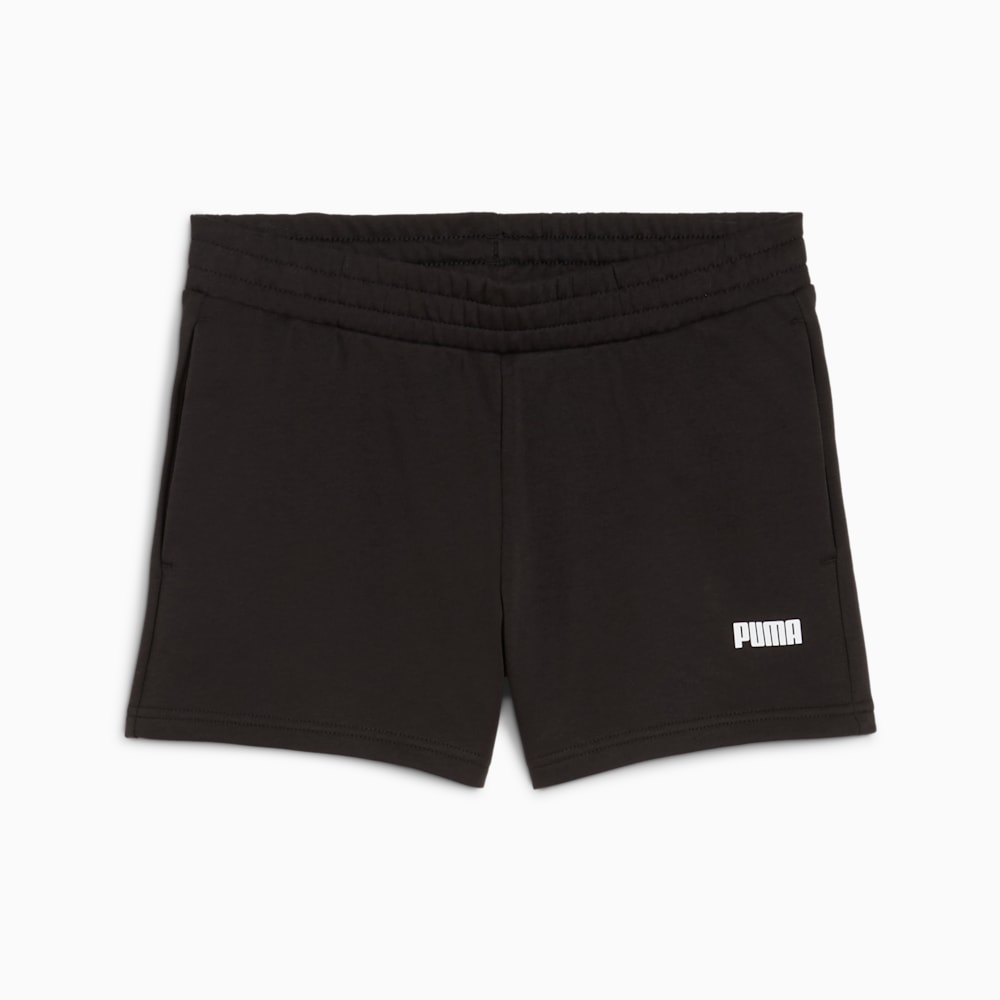 Essentials Small Logo 4'' Women's Shorts, PUMA Black, large-NZL