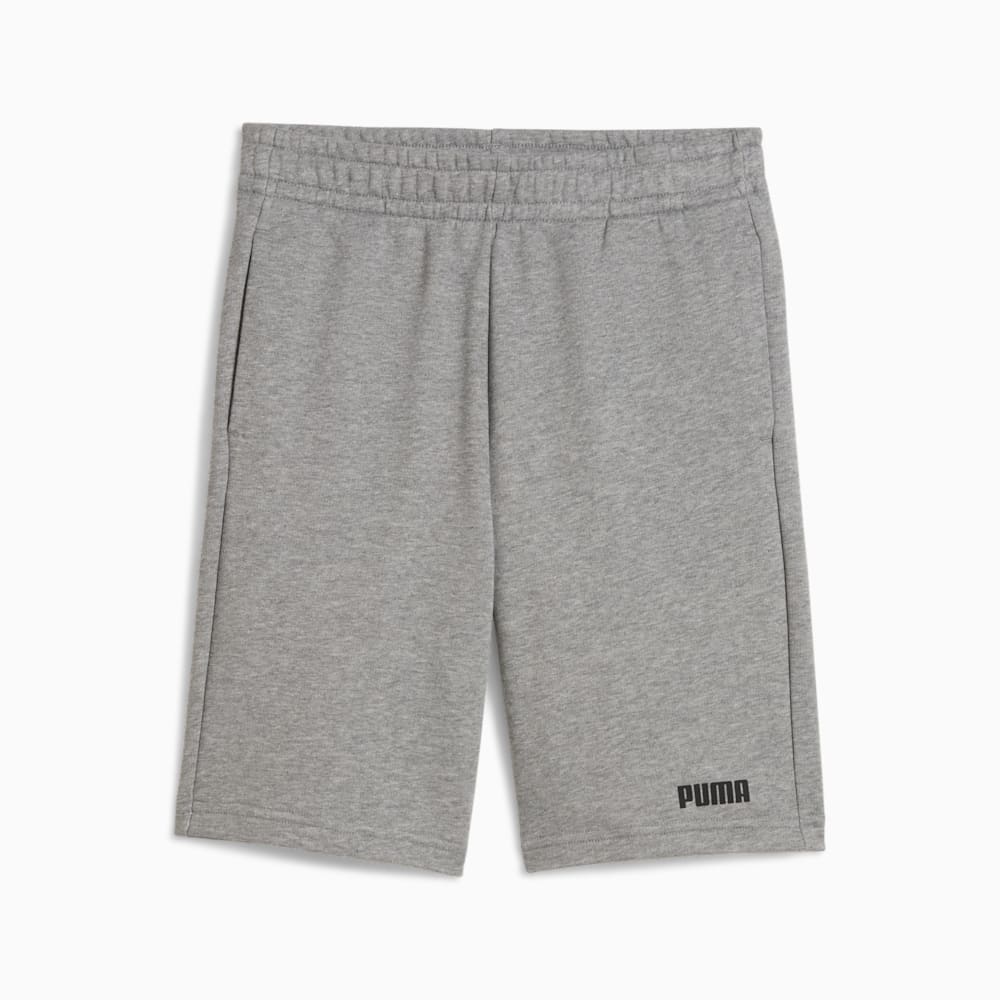 Essentials Small Logo Shorts Youth, Medium Gray Heather, large-NZL