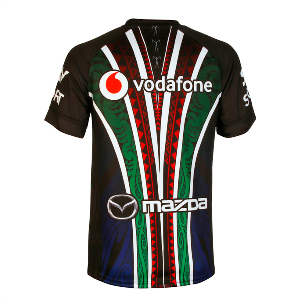 Vintage PUMA New Zealand Warriors NRL Rugby Team Mens Jersey Black Size M
