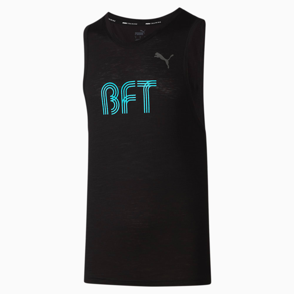 PUMA x BFT Men's Training Tank, Puma Black-BFT, large-NZL