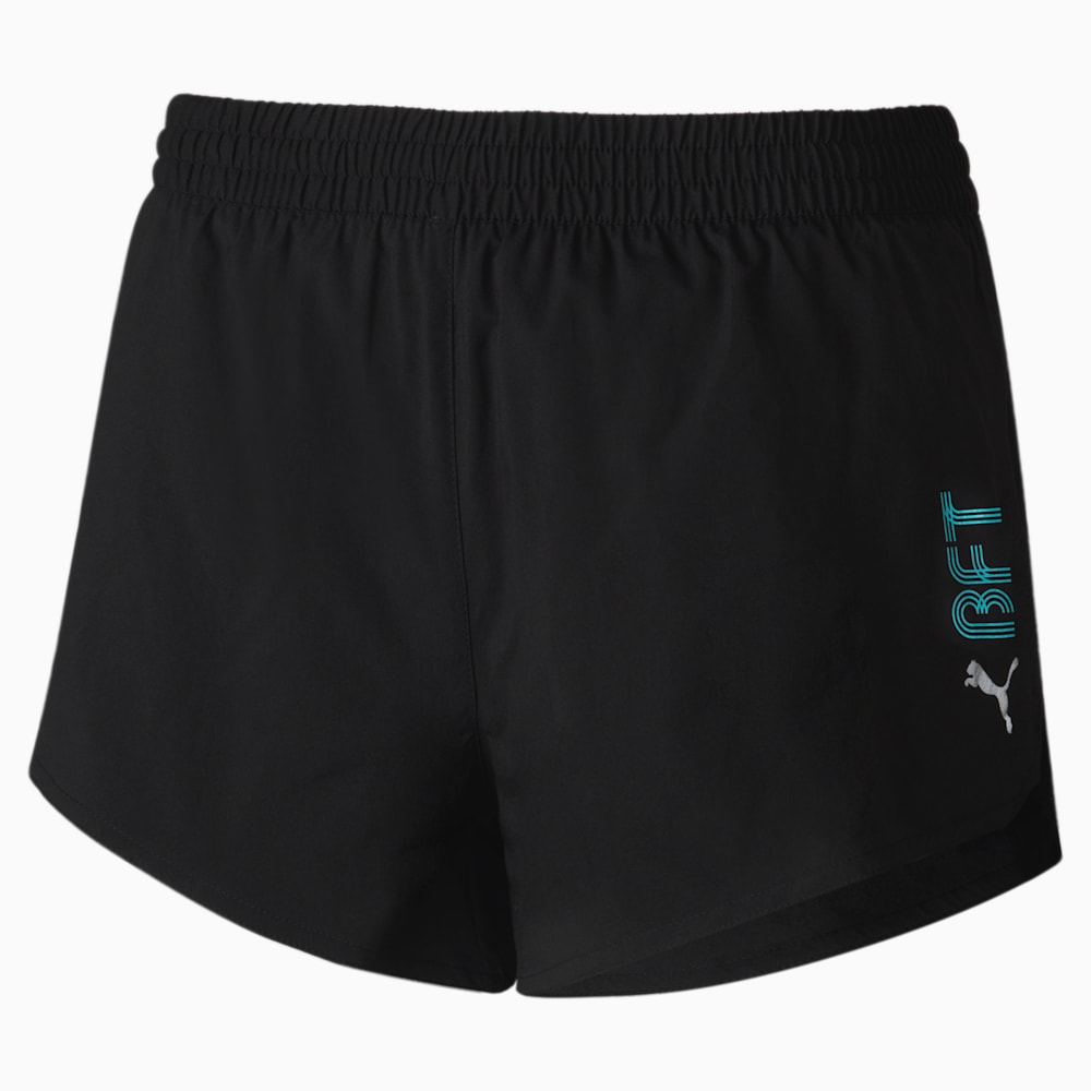 PUMA x BFT Women's Training Short, Puma Black-BFT, large-NZL