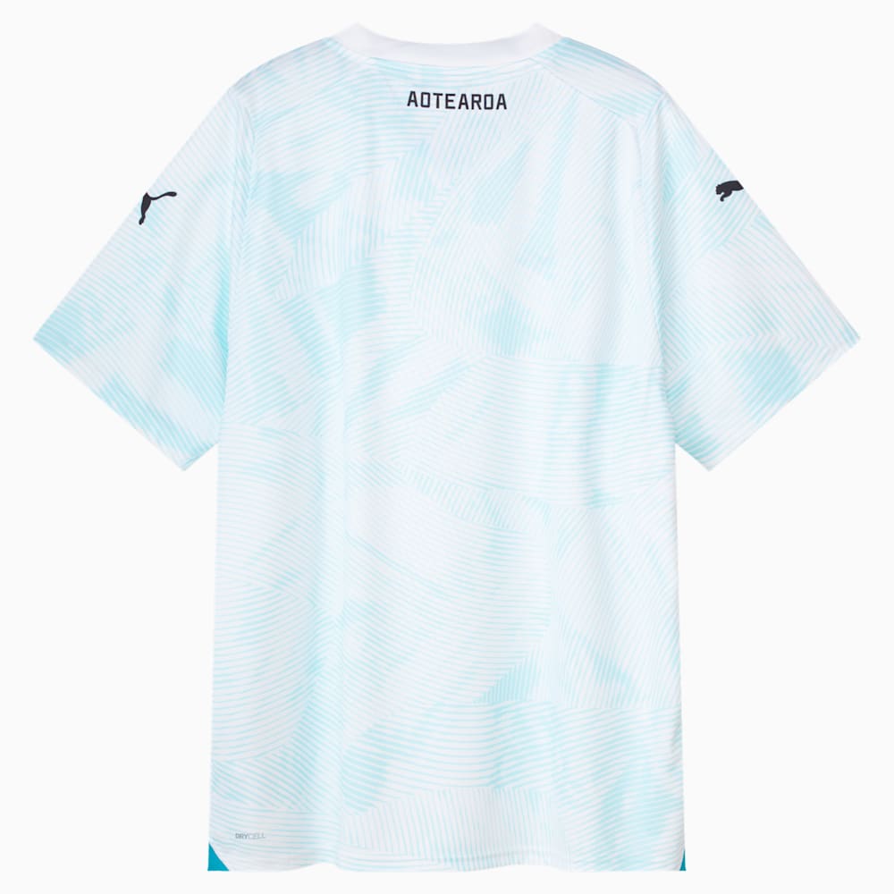 New Zealand Football 2024 Youth Replica Away Jersey Elektro Aqua PUMA White FNZ PUMA All Football Products PUMA