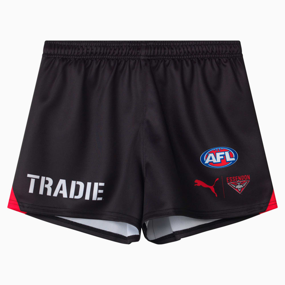 Essendon Football Club 2025 Men s Replica Home Shorts PUMA Black PUMA Red EFC PUMA Gifts For Him PUMA
