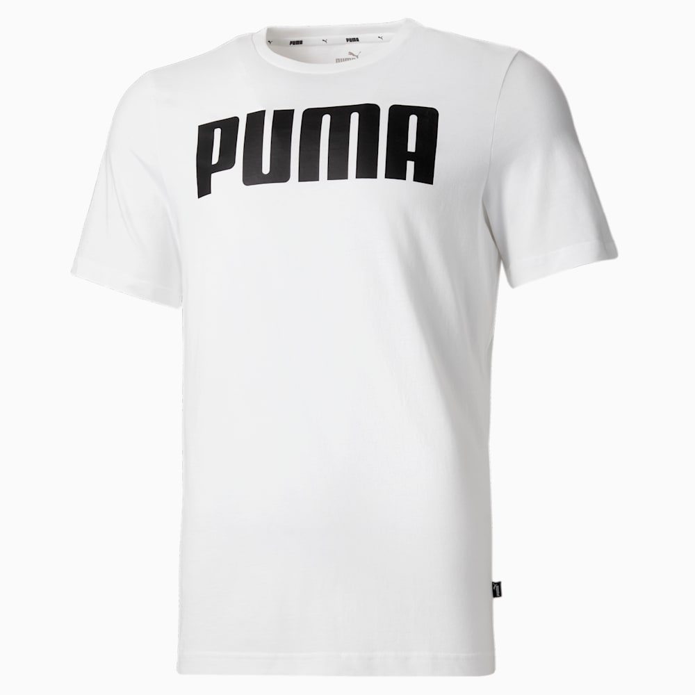 Essentials Men s Tee Puma White PUMA Shoes PUMA