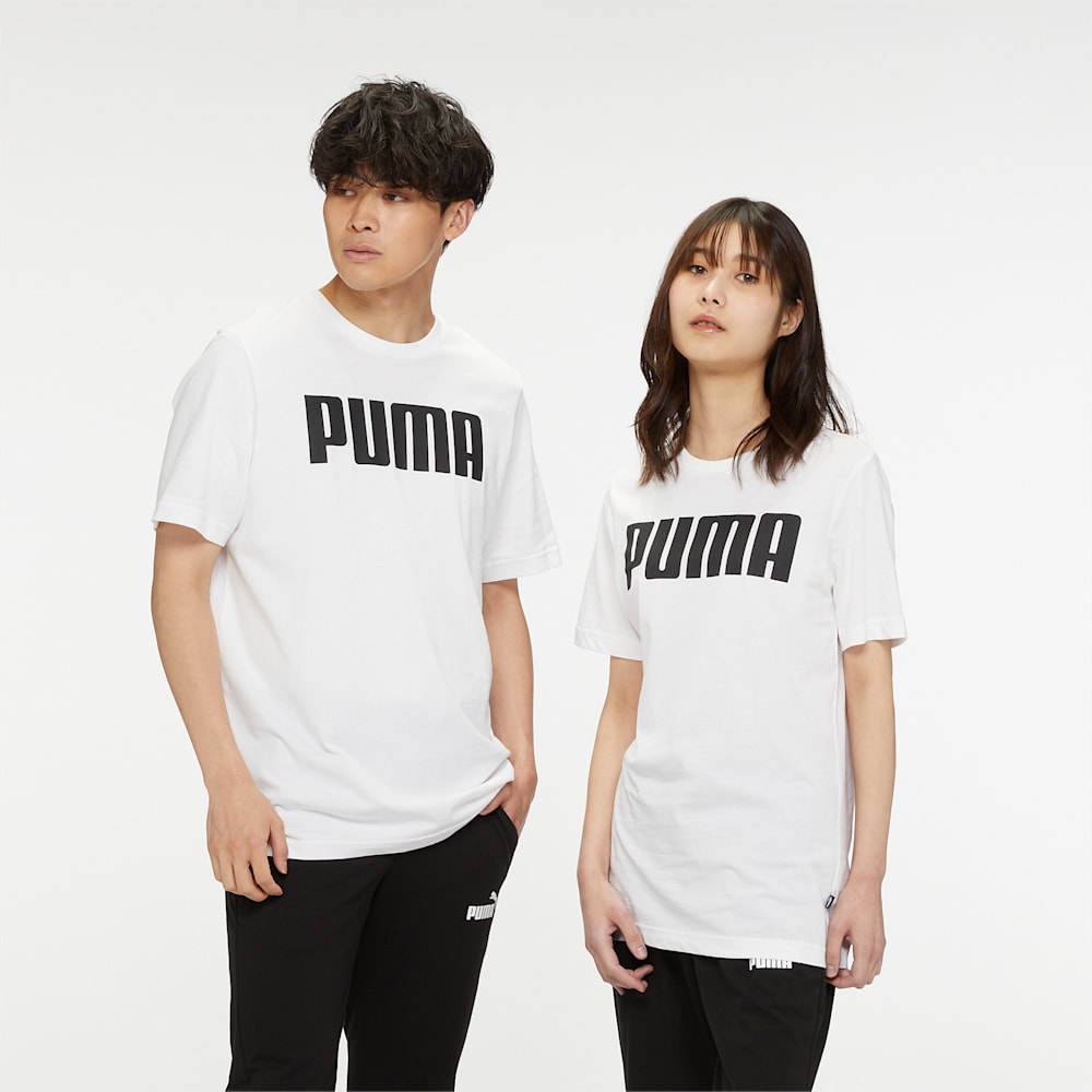 Essentials Men's Tee, Puma White, large-NZL