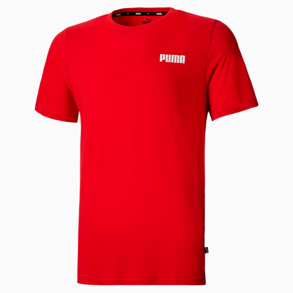 Essentials Small Logo Men's Tee, High Risk Red, large-NZL
