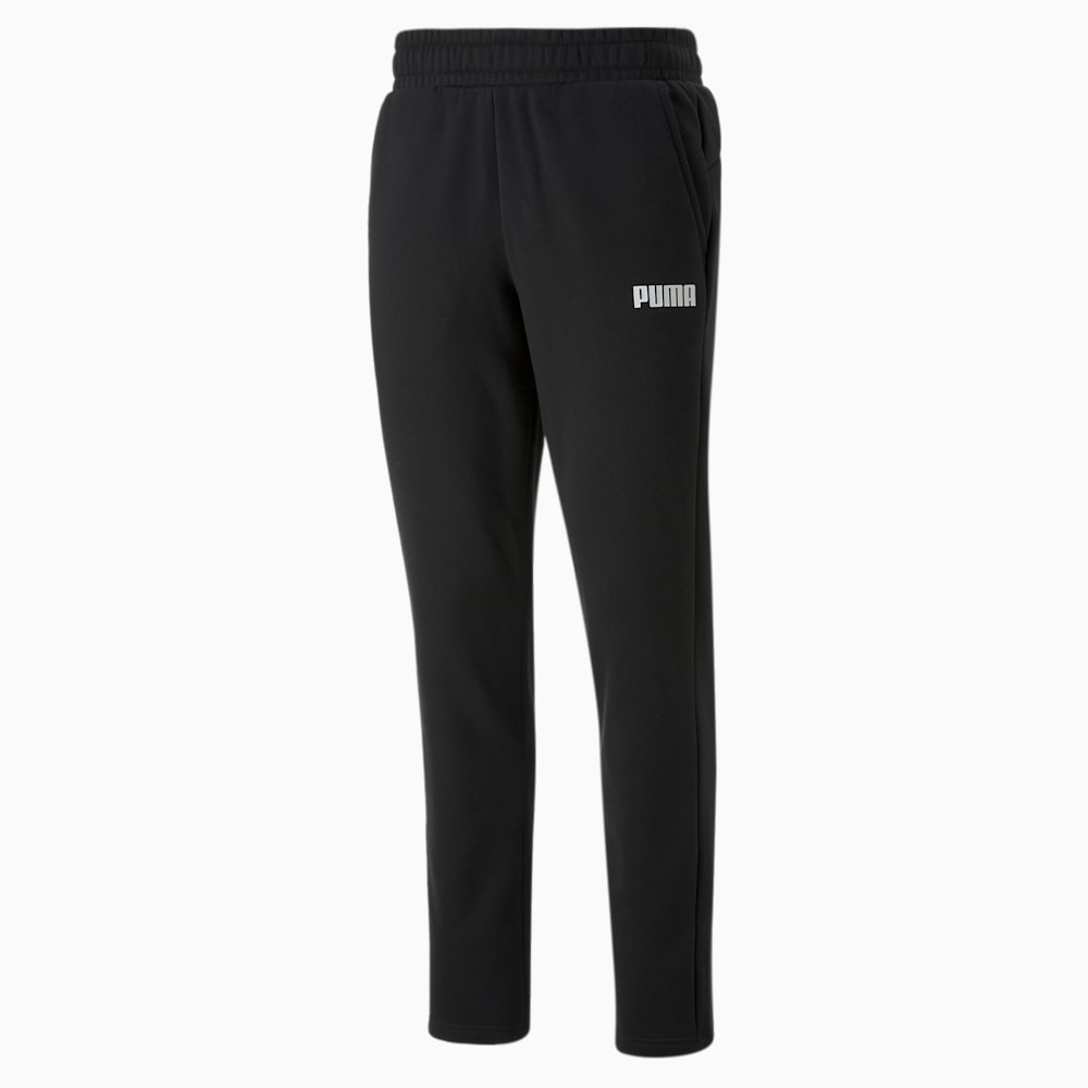 Essentials Men's Full-Length Pants, Puma Black, large-NZL