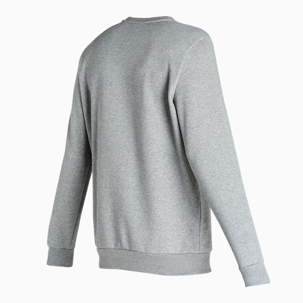 Essentials Full Length Men s Crew Neck Sweatshirt Medium Gray Heather PUMA SHOP ALL PUMA PUMA