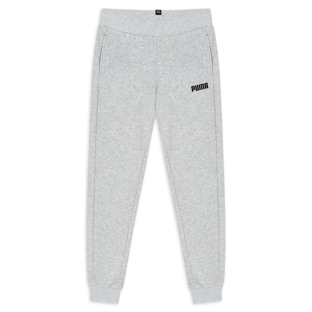 Essentials Full-Length Girls Sweatpants, Light Gray Heather, large-NZL
