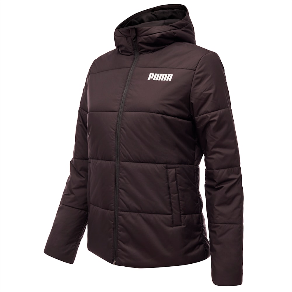 Essentials Padded Women's Jacket, Puma Black, large-NZL