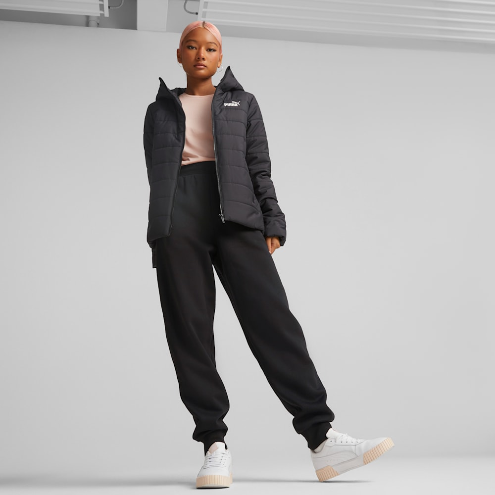 Puma womens essentials long padded coat sale