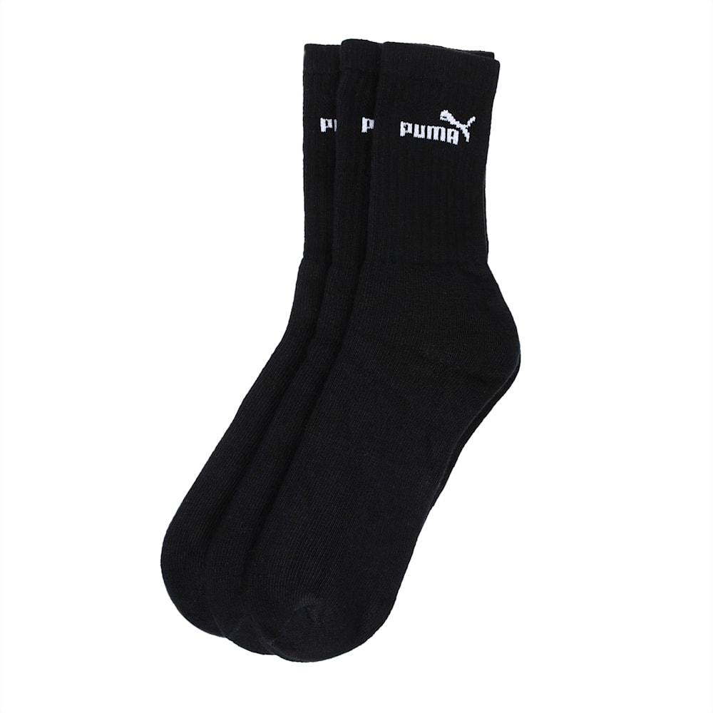 Crew Socks Unisex (3-Pack), black, large-NZL