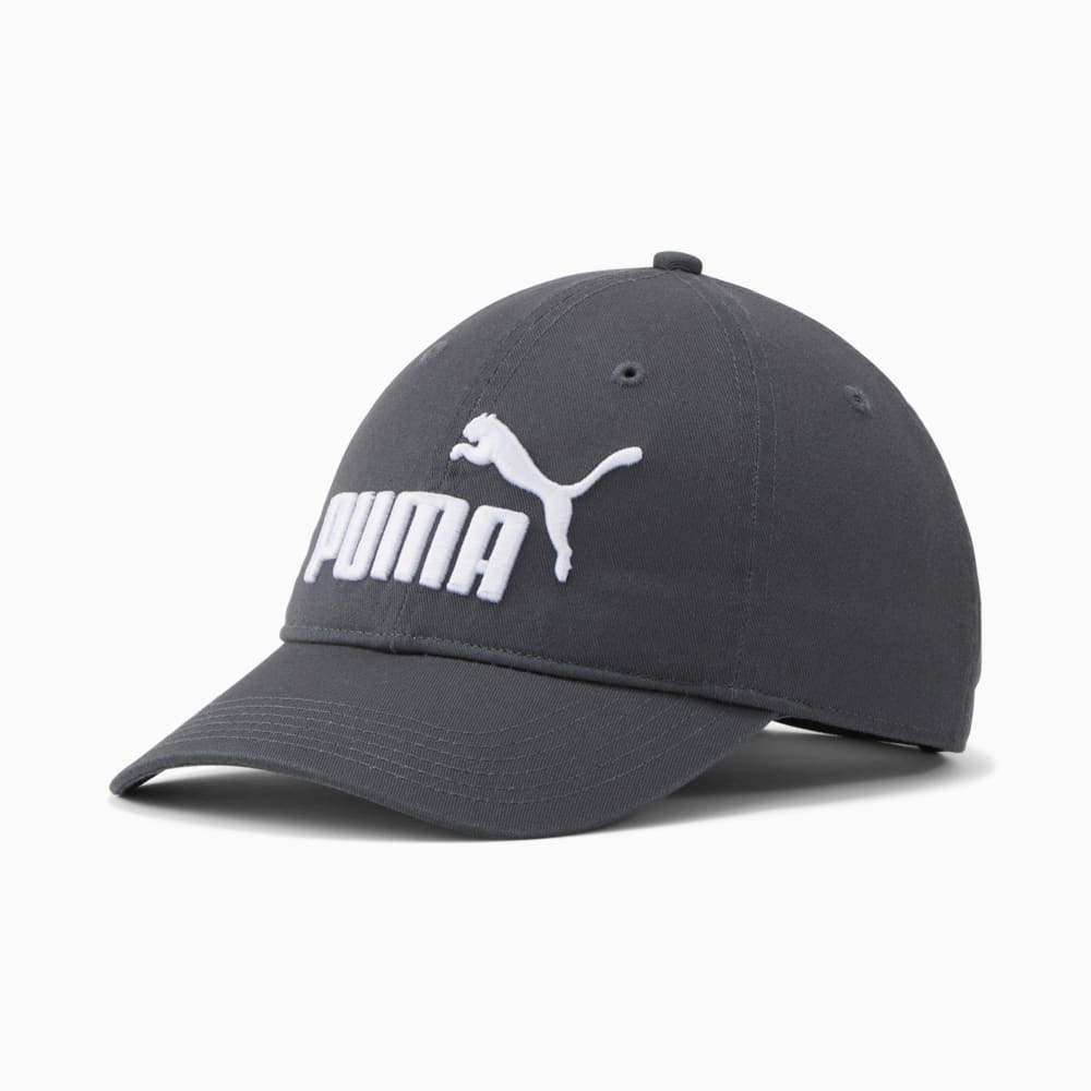 PUMA #1 Relaxed Fit Adjustable Hat, Grey/White, large