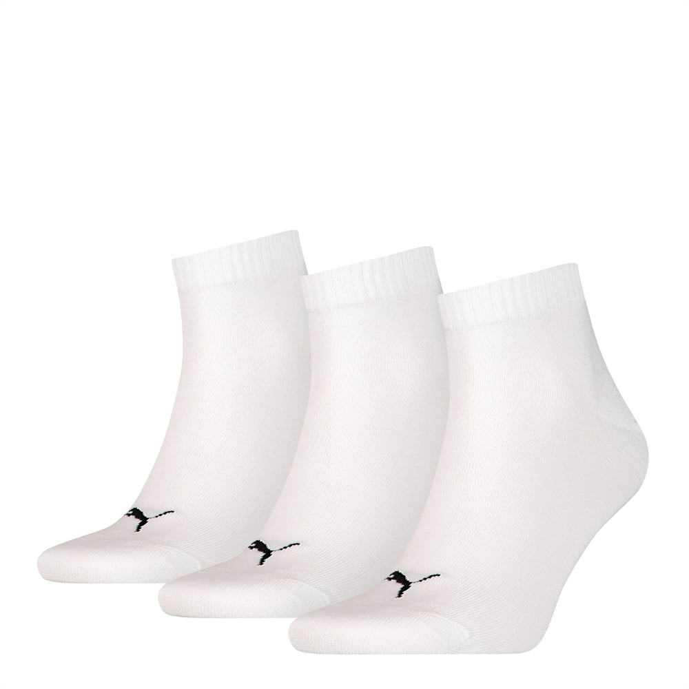 PUMA Unisex Quarter Socks 3 Pack
