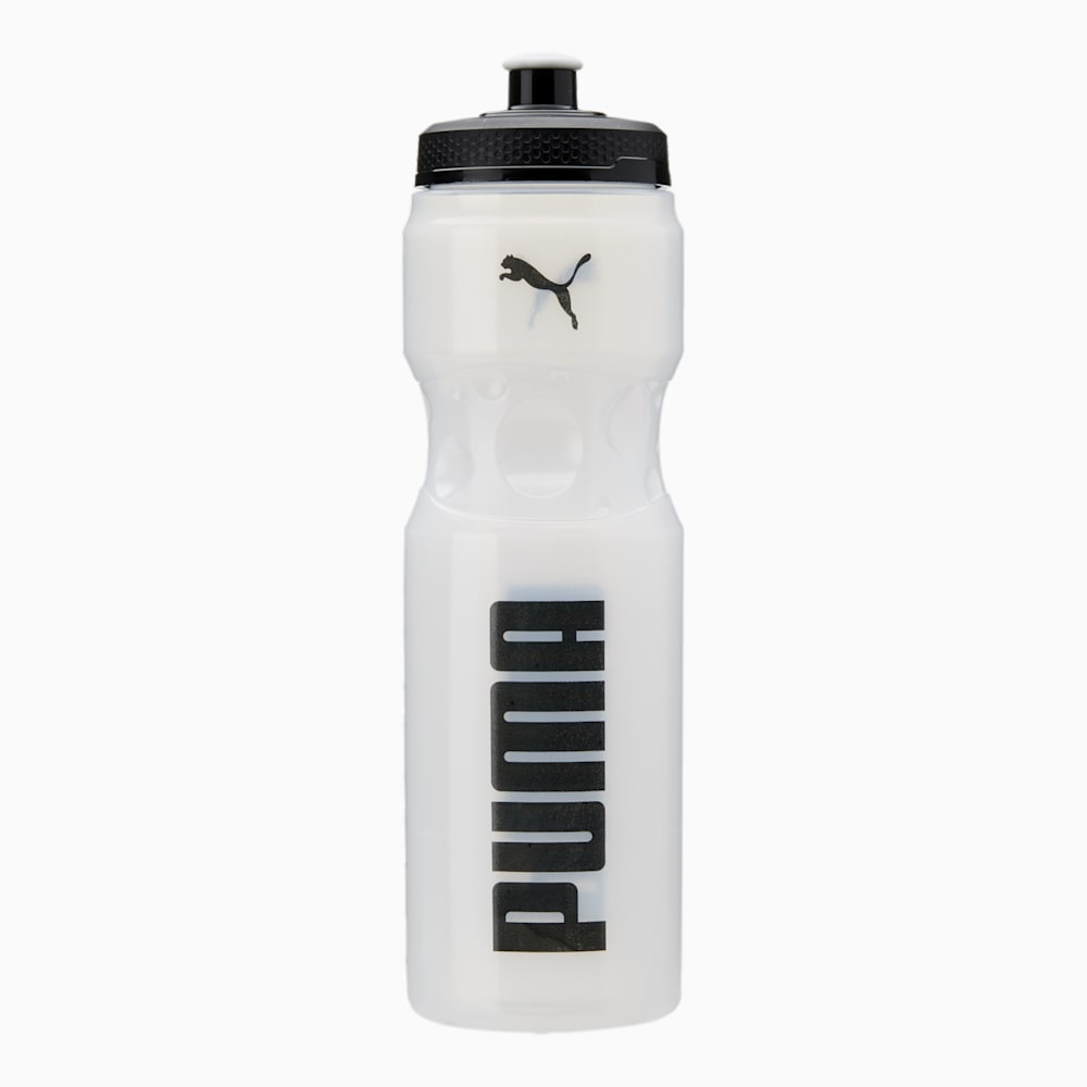 Vertical Water Bottle, PUMA Black-Transparent, large-NZL