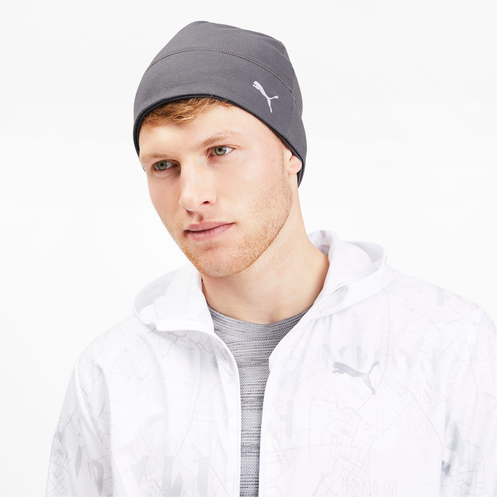 reflective running beanie