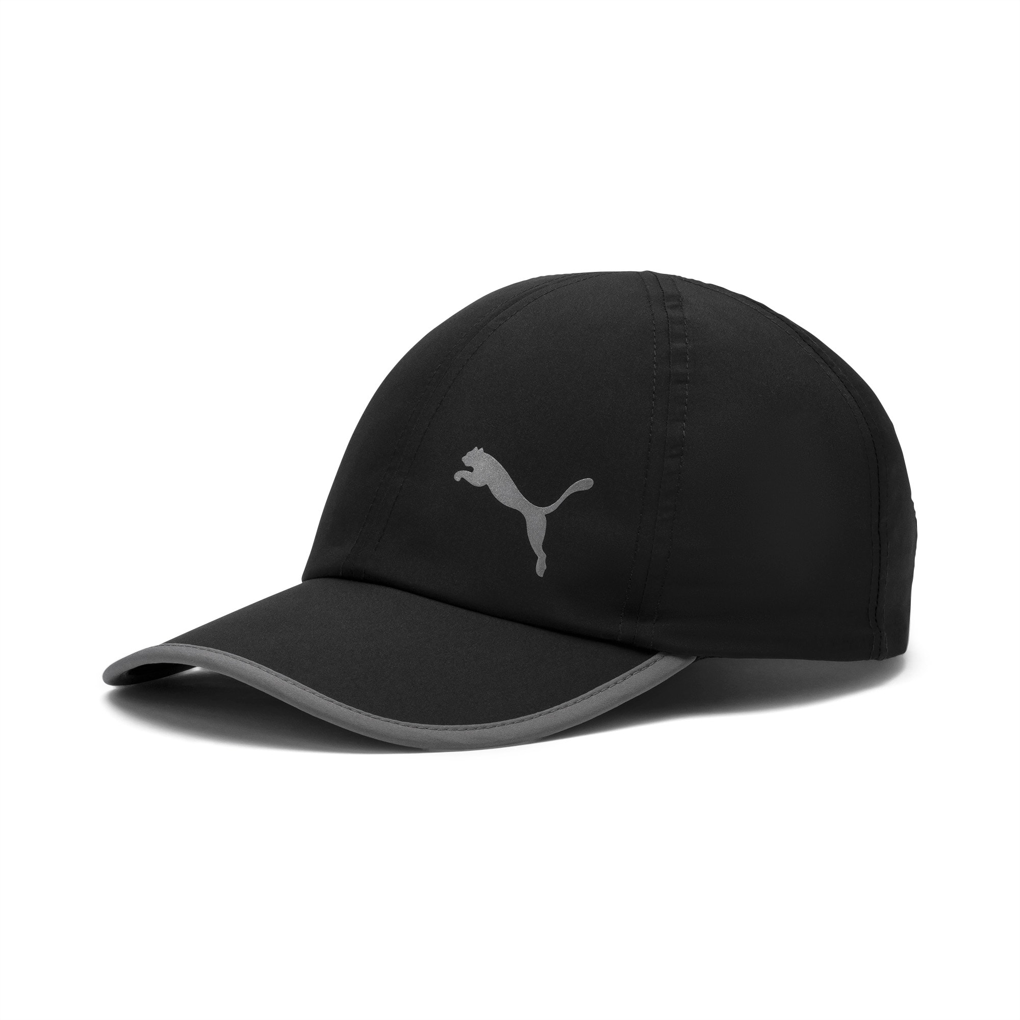 Essentials Running Cap, Puma Black-Cat, large-SEA