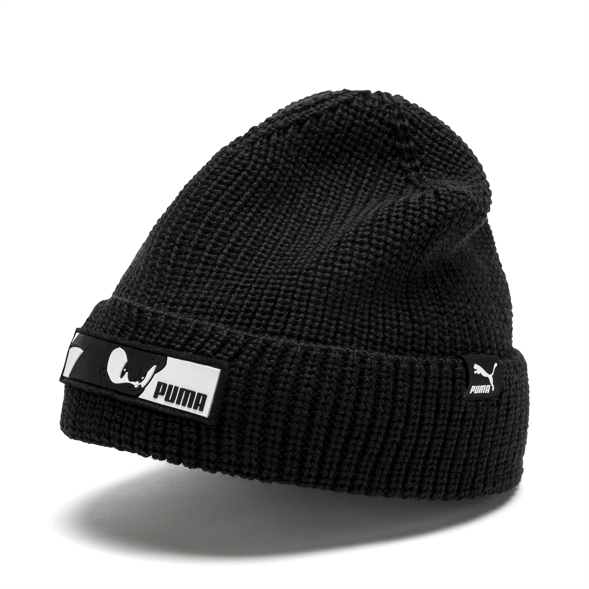 black puma beanie