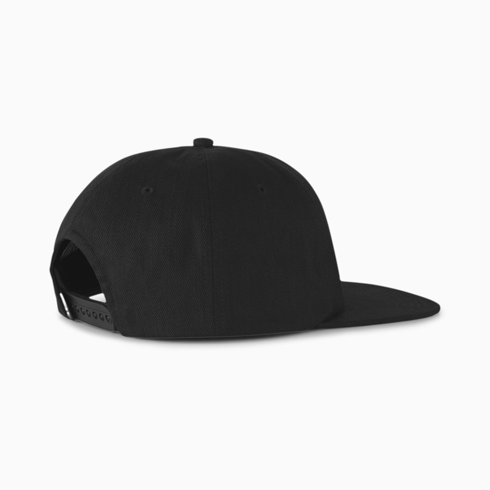 P Appliqué Flat Brim Cap