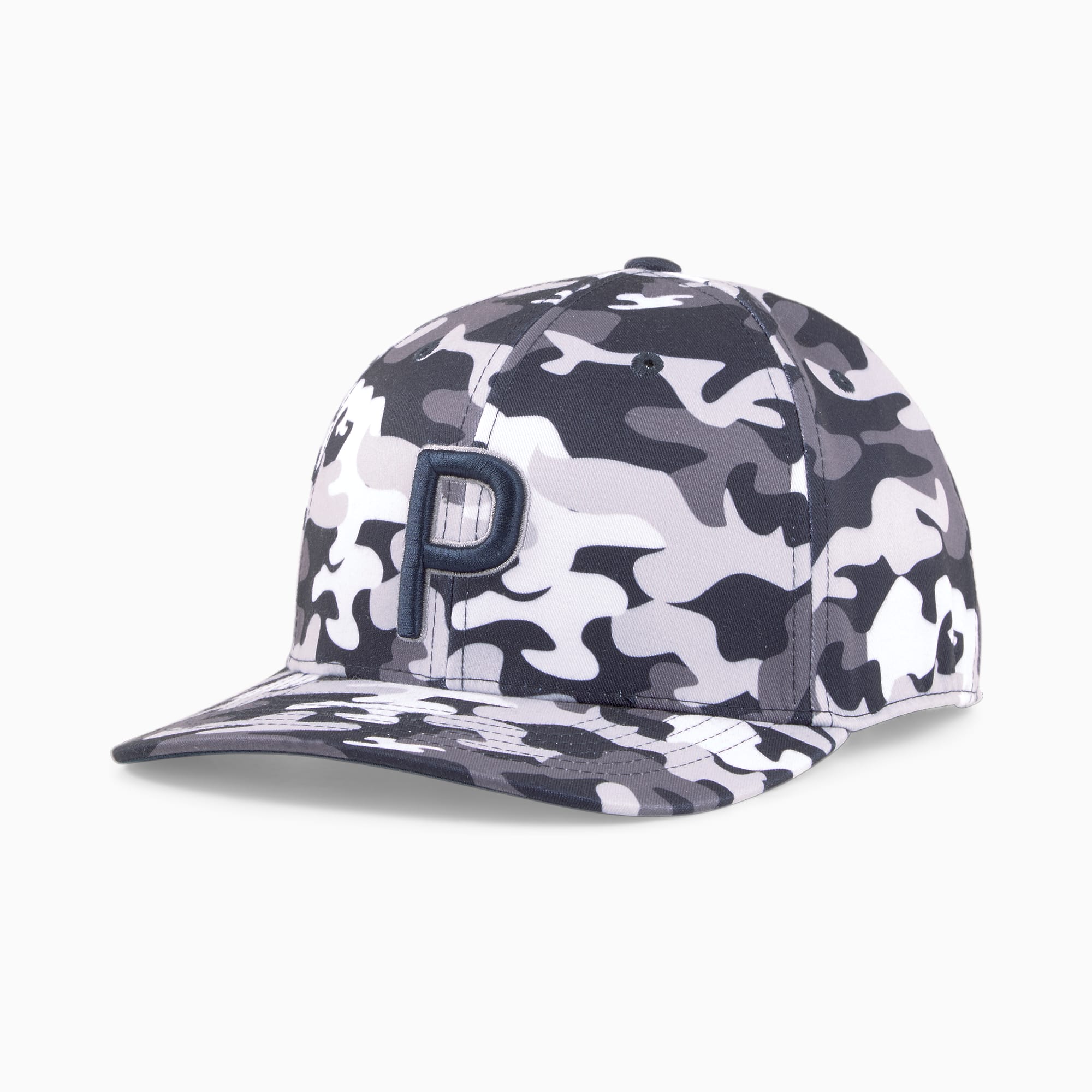 Camo Printed P Snapback Men s Golf Cap