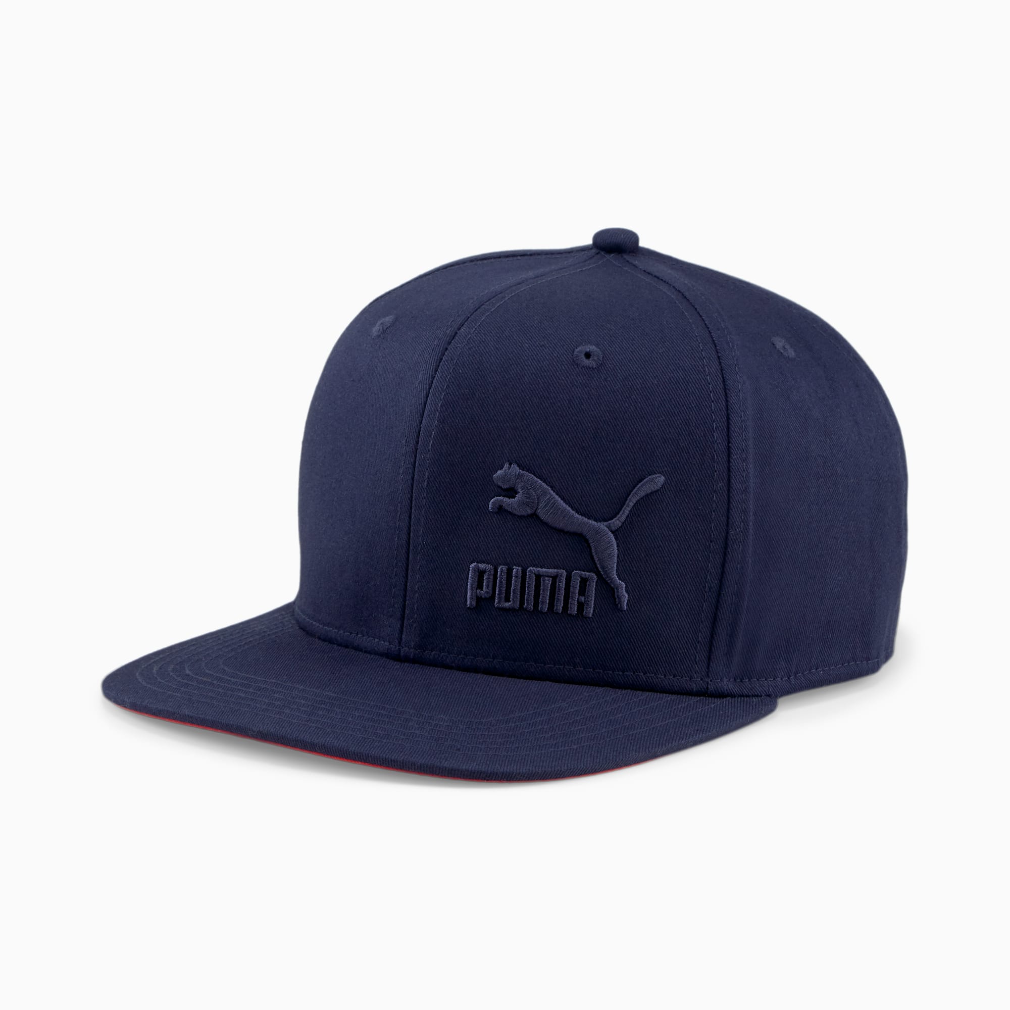 Lifestyle Colorblock Cap, Peacoat-PUMA Red, large-SEA