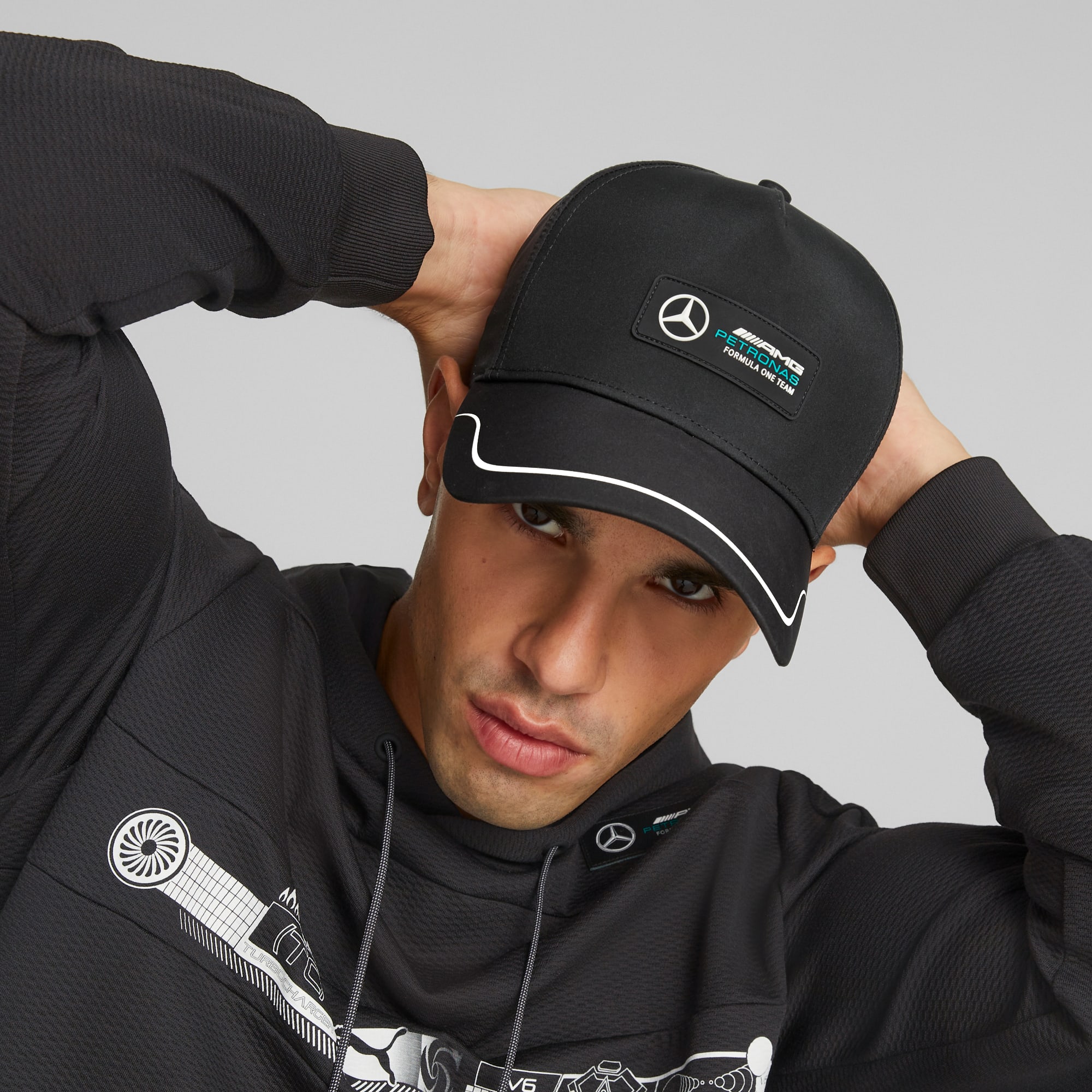 Puma - Casquette Mercedes AMG Petronas F1 023166 Noir 