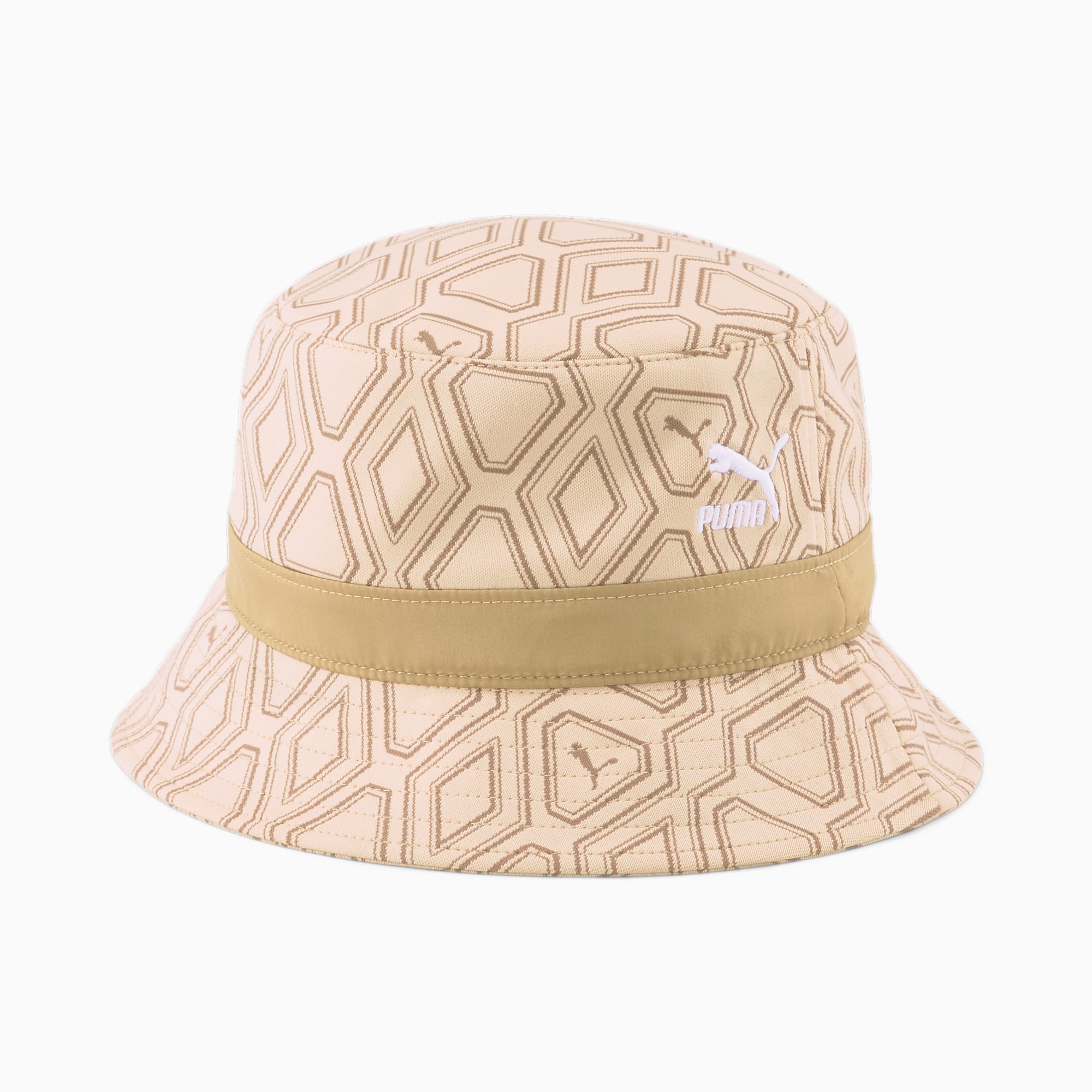 MLB Unisex Classic Monogram Jacquard Bucket Hat NY Yankees Beige