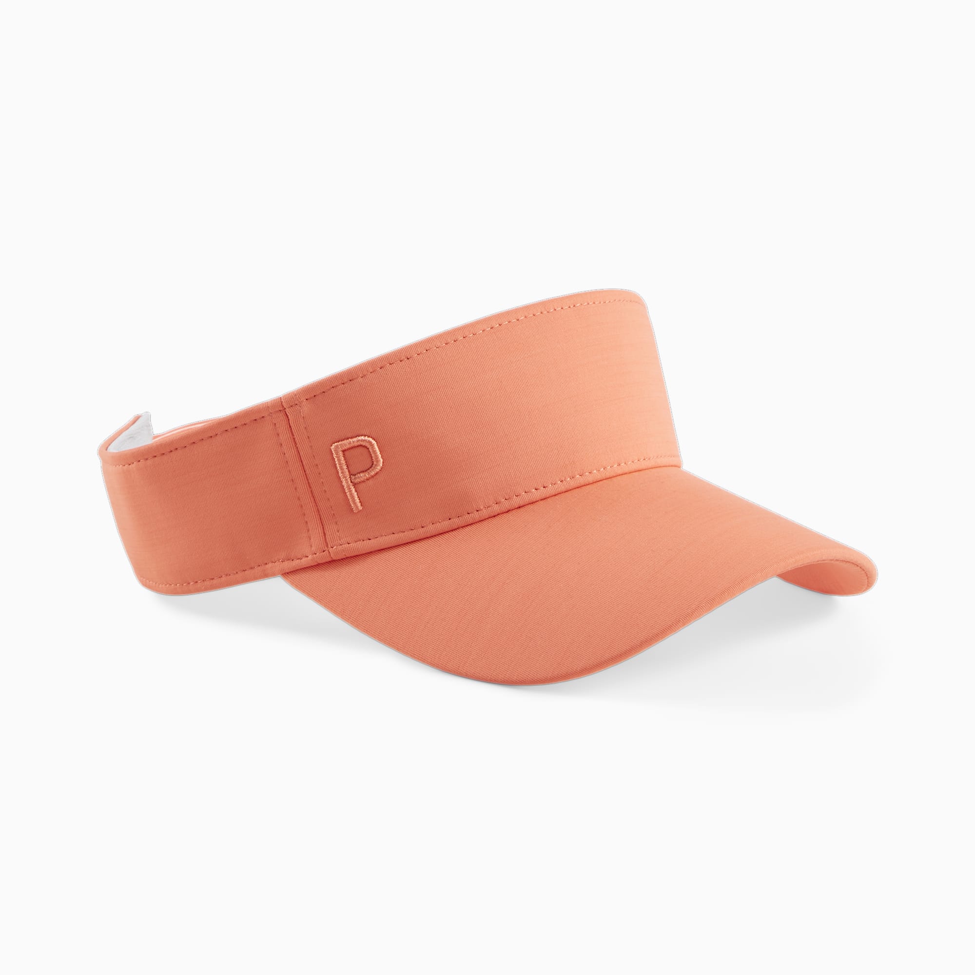 Orange golf visor top
