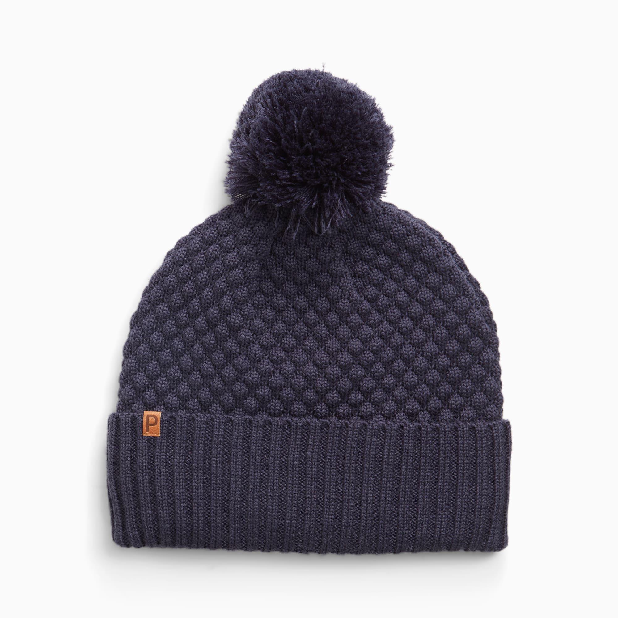 Gorro de golf WRMLBL con pompón para mujer, Navy Blazer, large