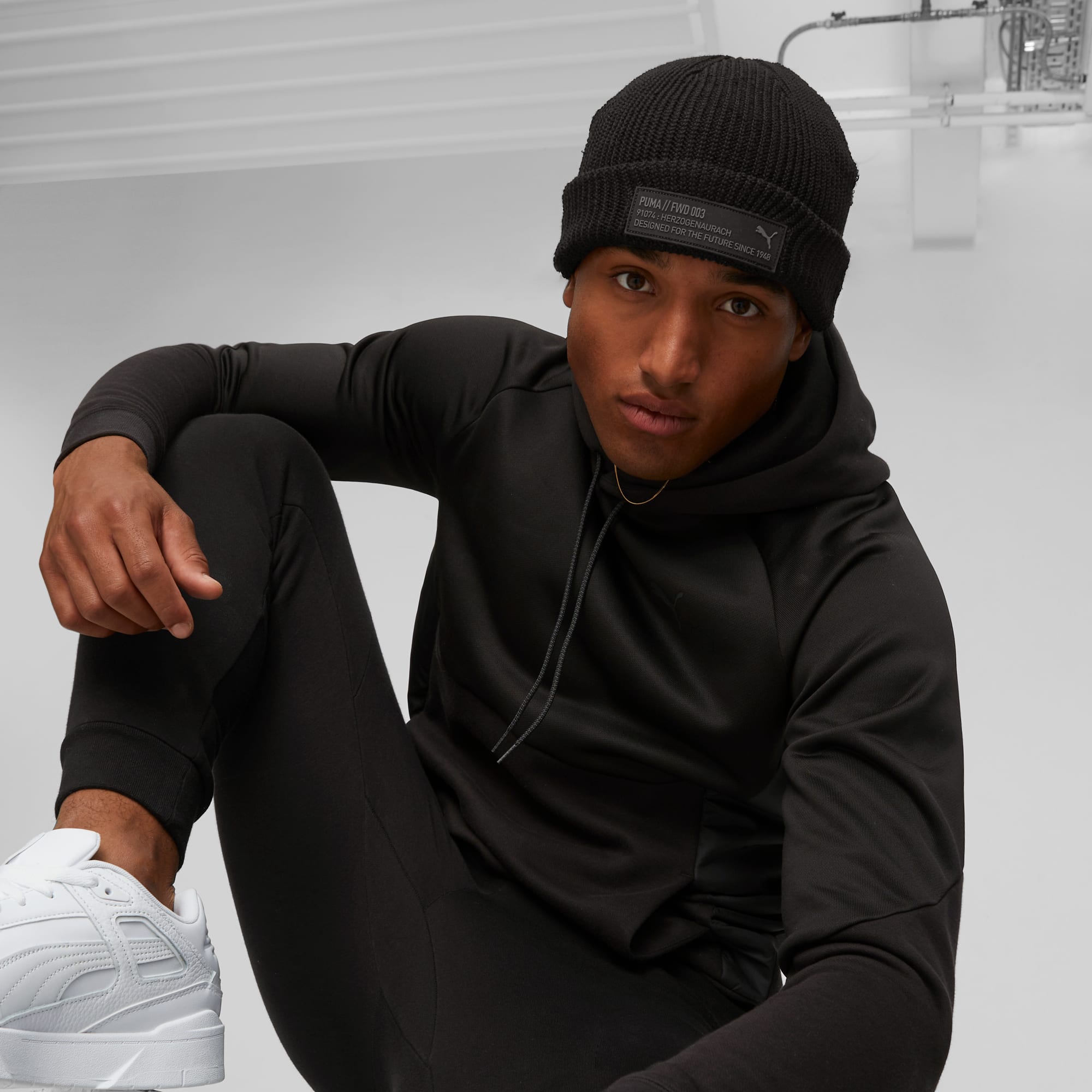 Puma Bonnet noir - Bonnets - Accessoires - Hommes 