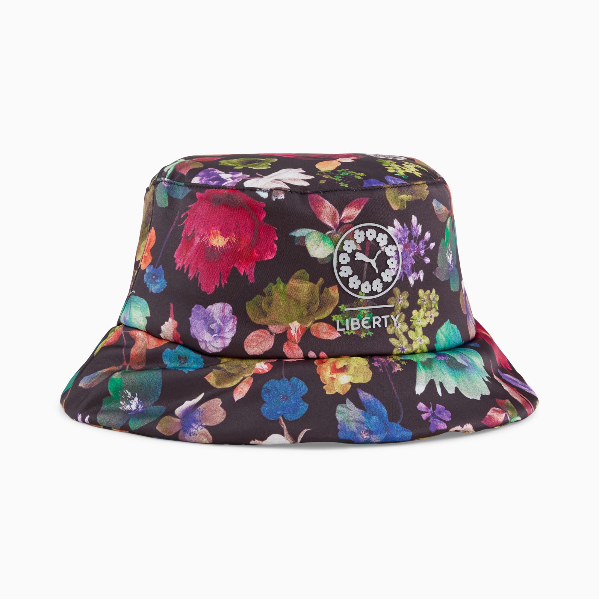 Lacuna, Reversible Black & Floral-Print Bucket Hat