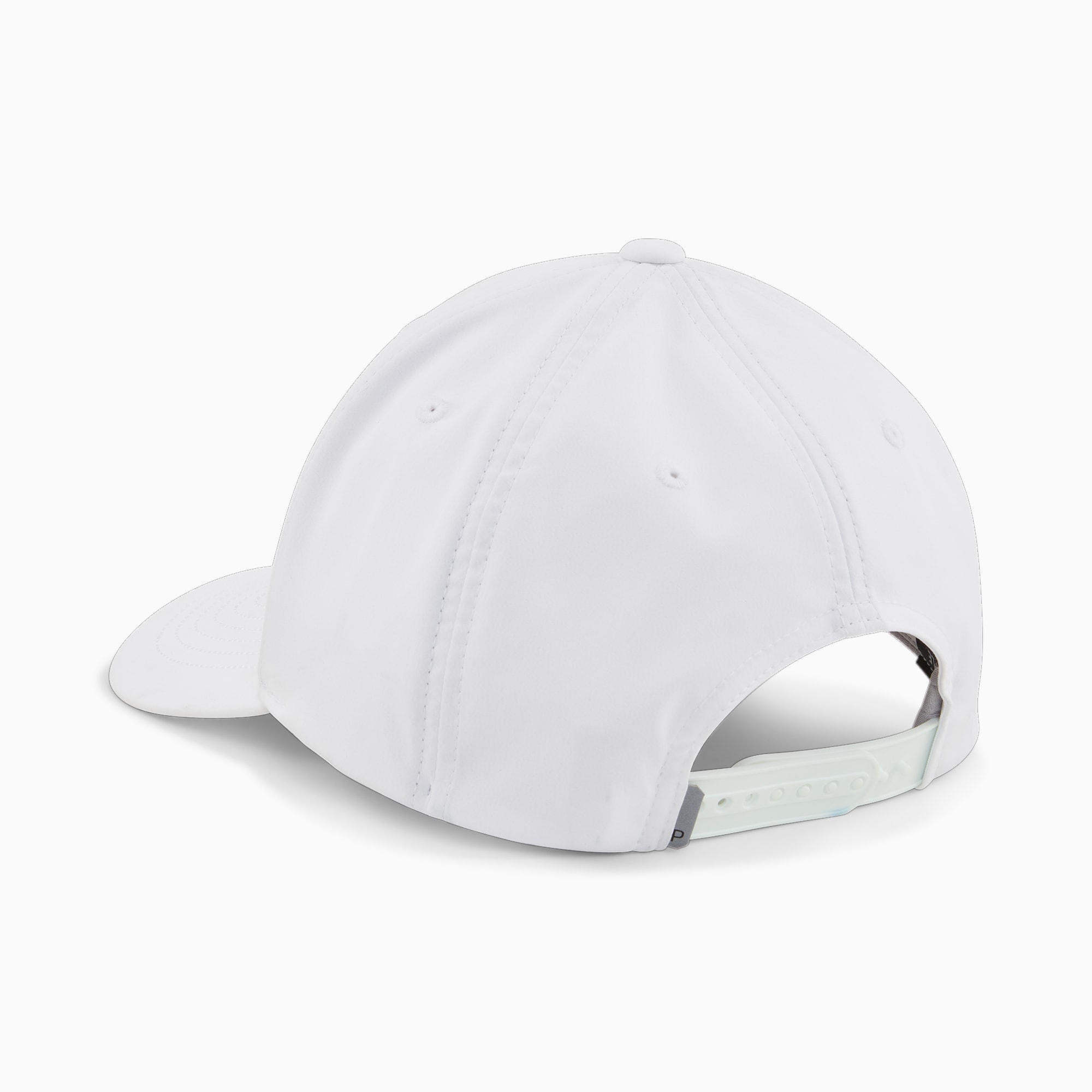 Circle Cat Tech Golf Cap, White Glow, large