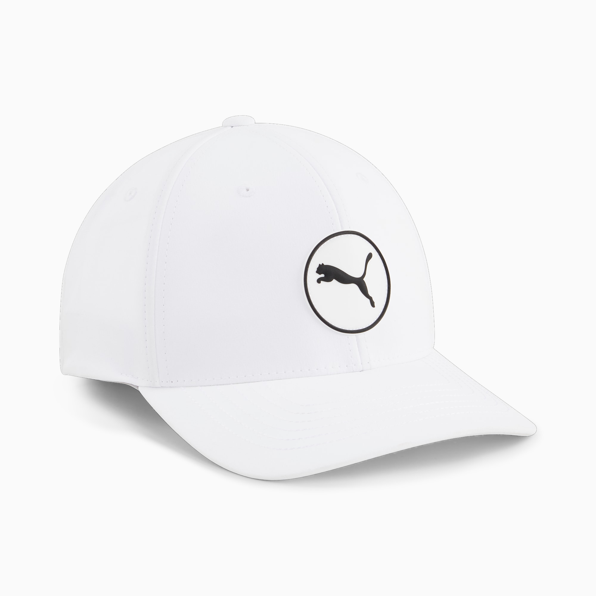 Circle Cat Tech Golf Cap, White Glow, large-SEA