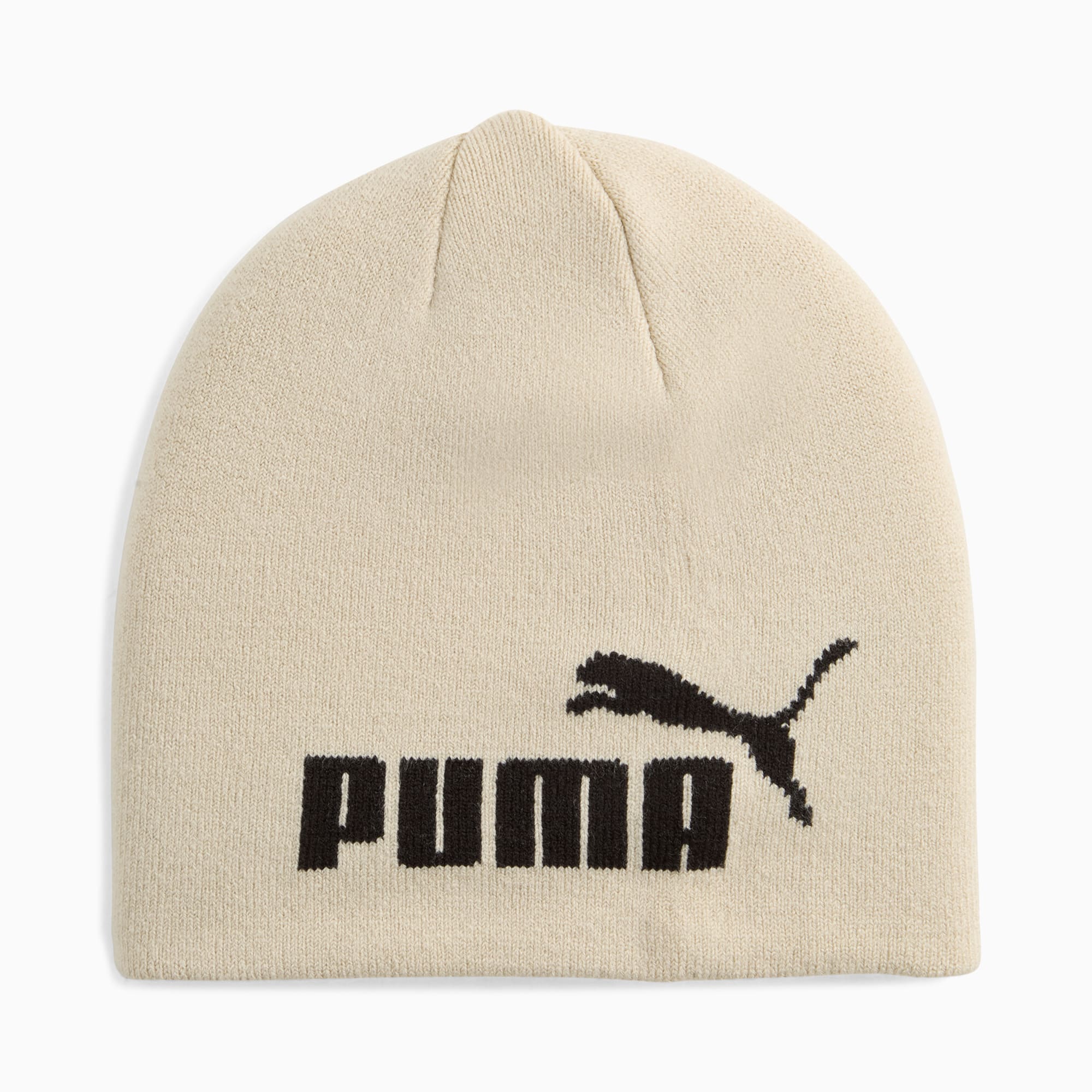 Beige PUMA muts met het merklogo op de voorkant.