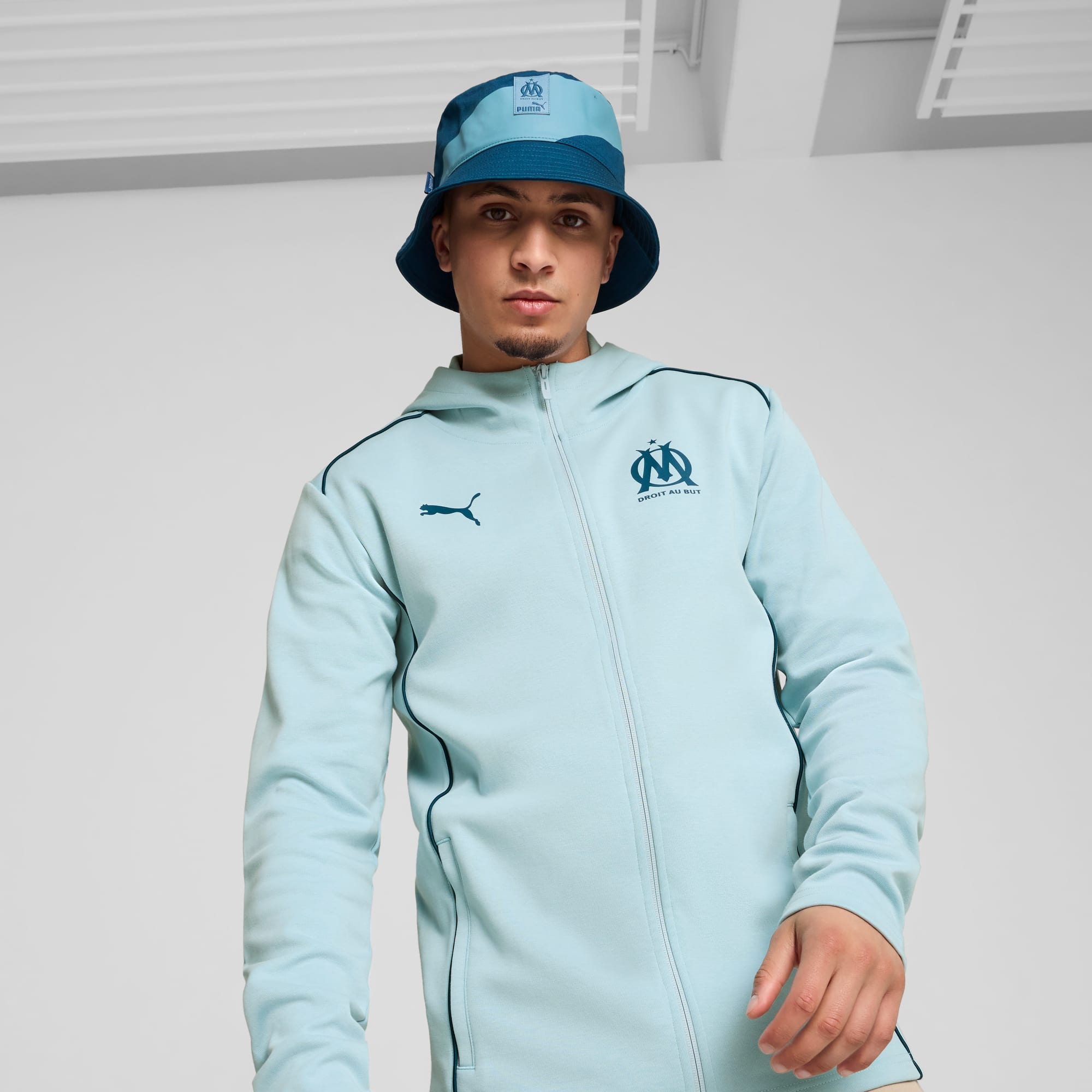 Cappello a secchiello Olympique de Marseille ftblCULTURE+, Ocean Tropic-Bold Blue, large