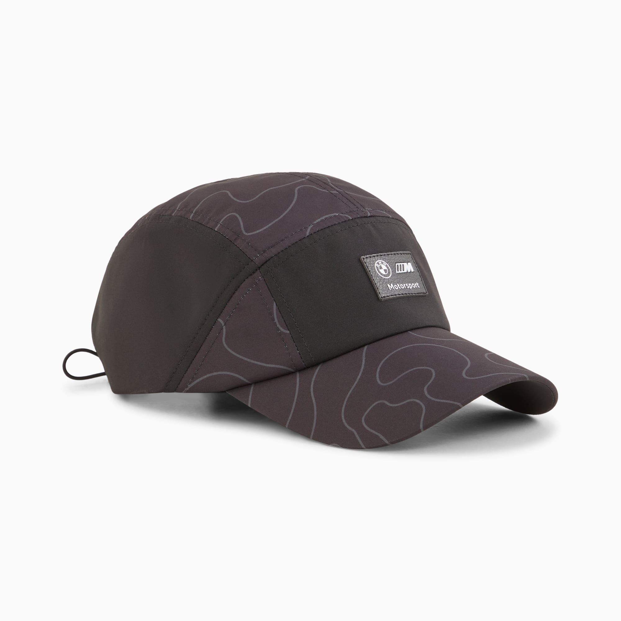 BMW M Motorsport Statement 5-Panel Cap | PUMA Black-AOP
