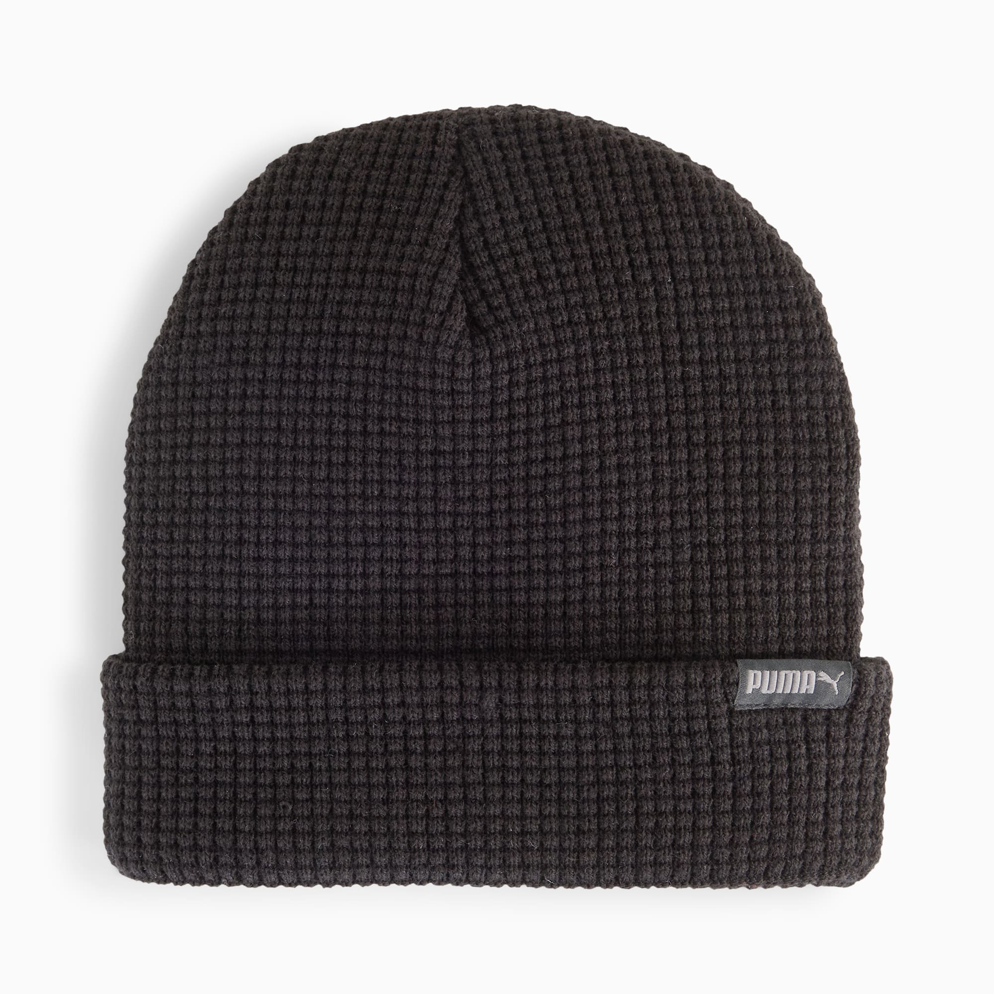 Black fitted beanie best sale
