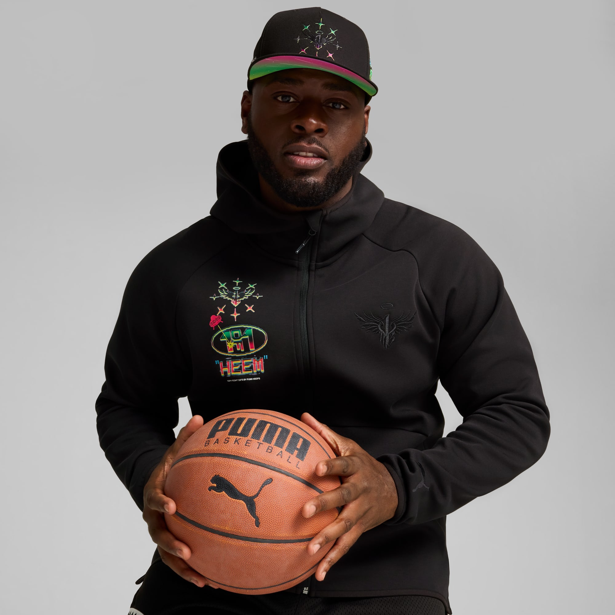 PUMA x LaMelo Heem Low Curve Cap, PUMA Black, large