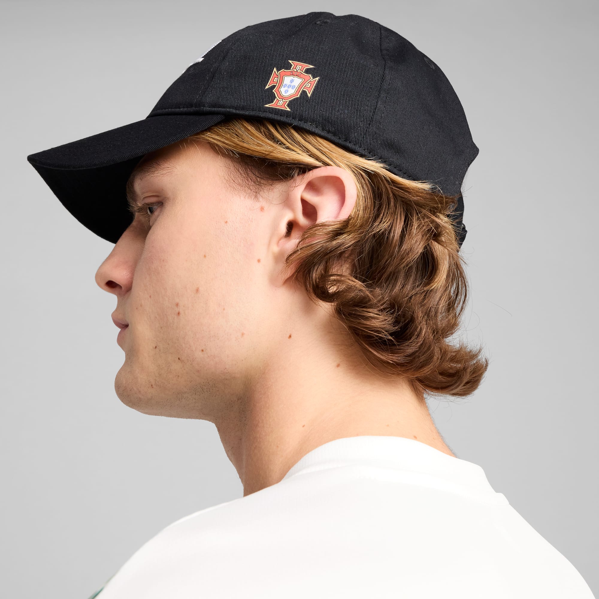 Portugal Football Fan Cap, PUMA Black-PUMA White, large