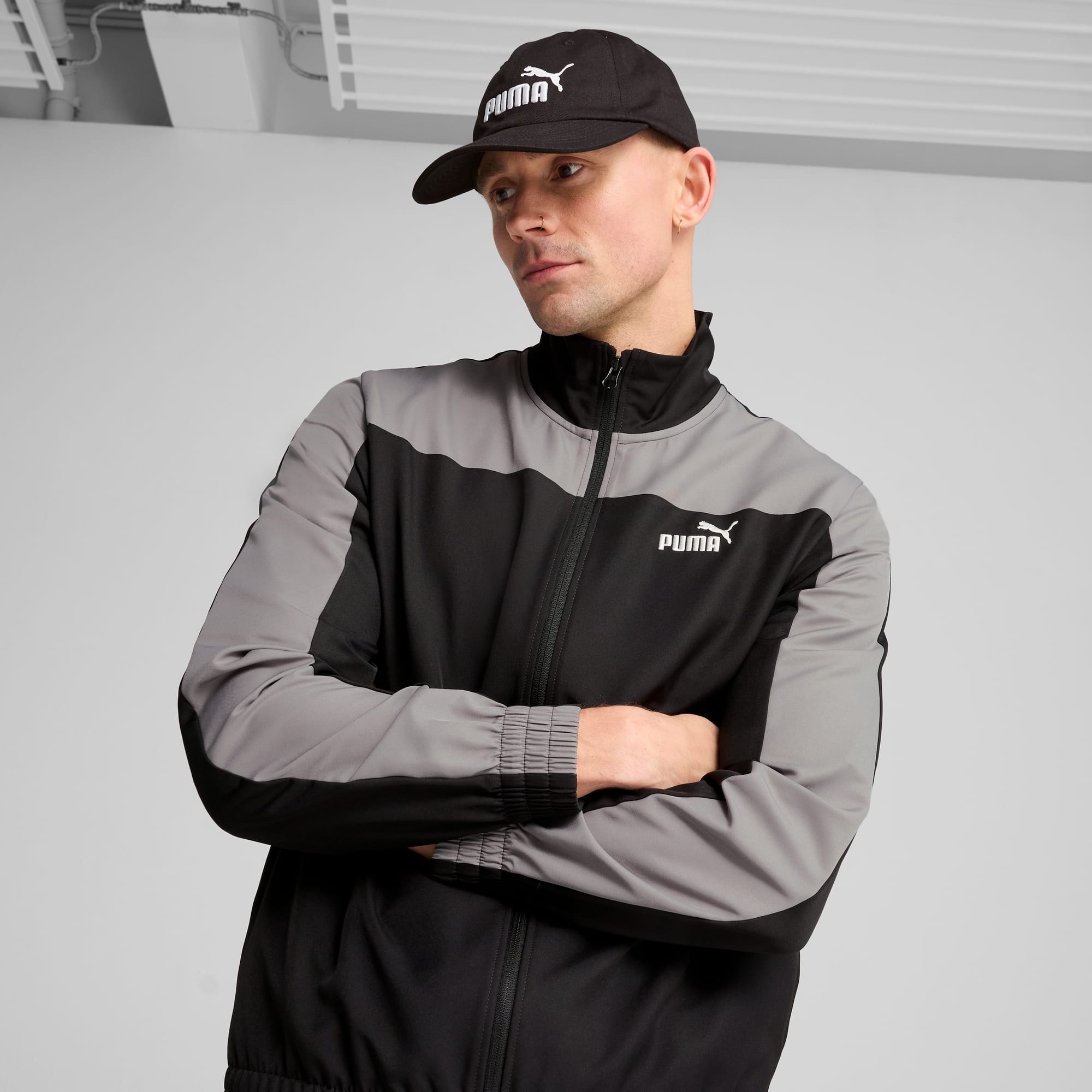 ESS-logo No.1 Logo baseballpet, PUMA Black, large
