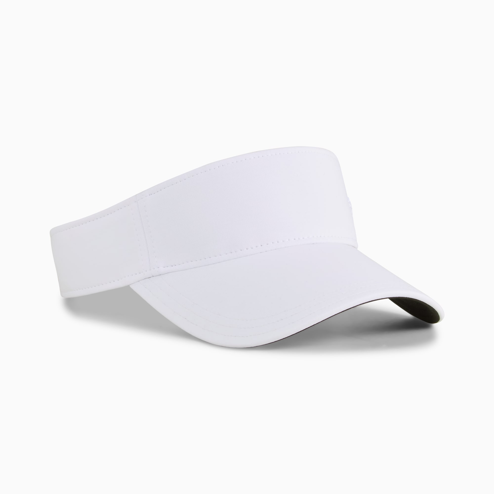 Sport Golf Visor Women, White Glow-PUMA Black, large