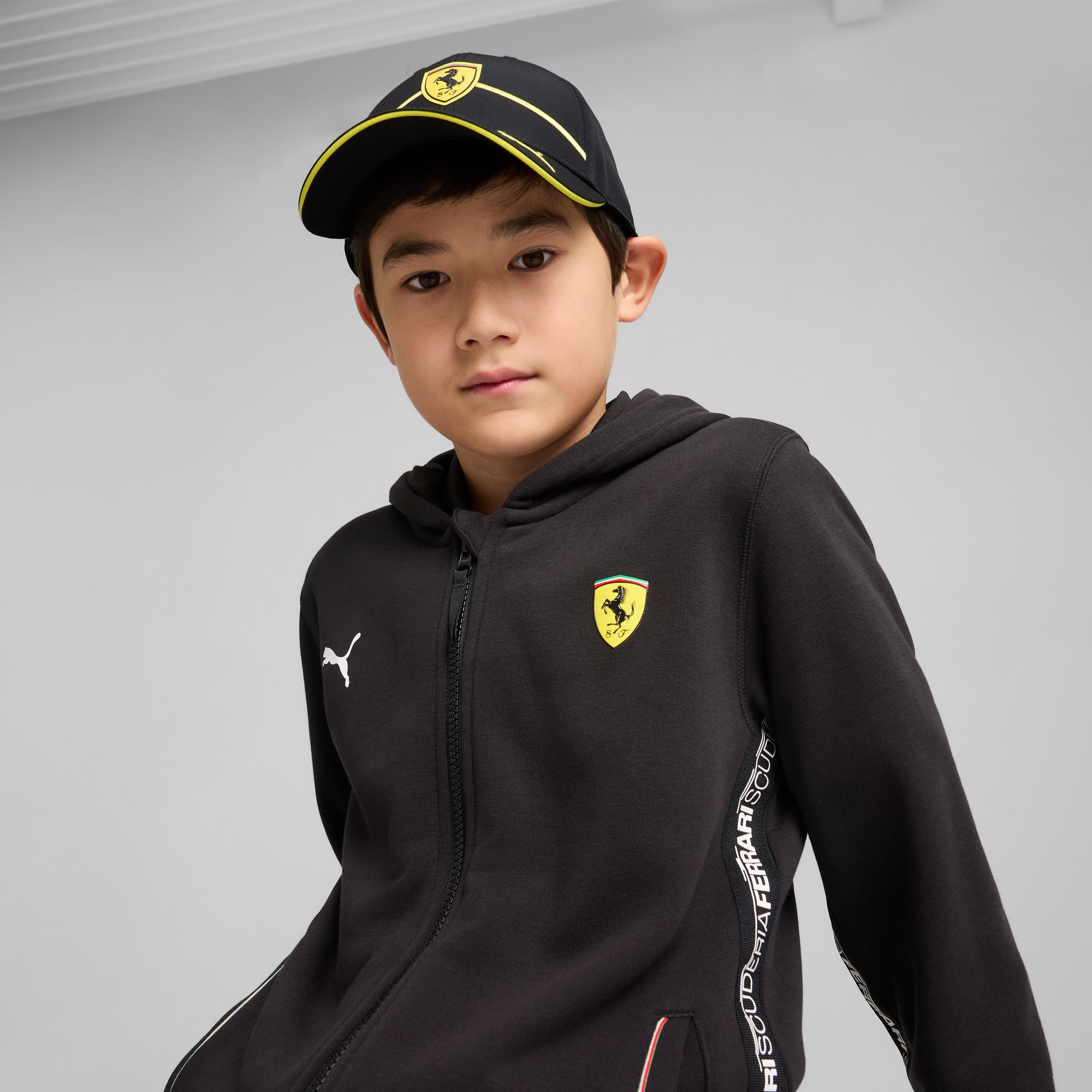 Ferrari Race Baseball Cap Youth, PUMA Black, large